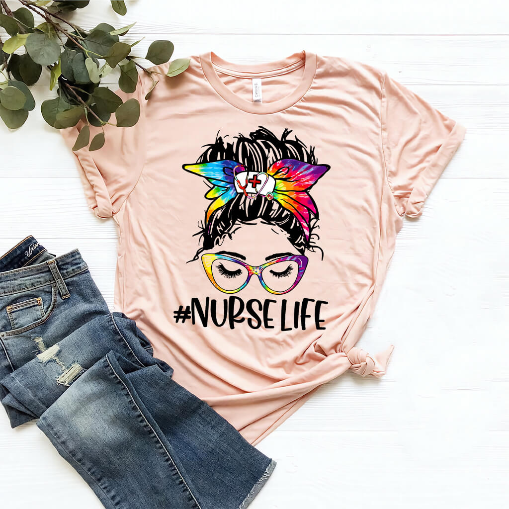 Nurse Life Shirt - Tie Dye Tee
