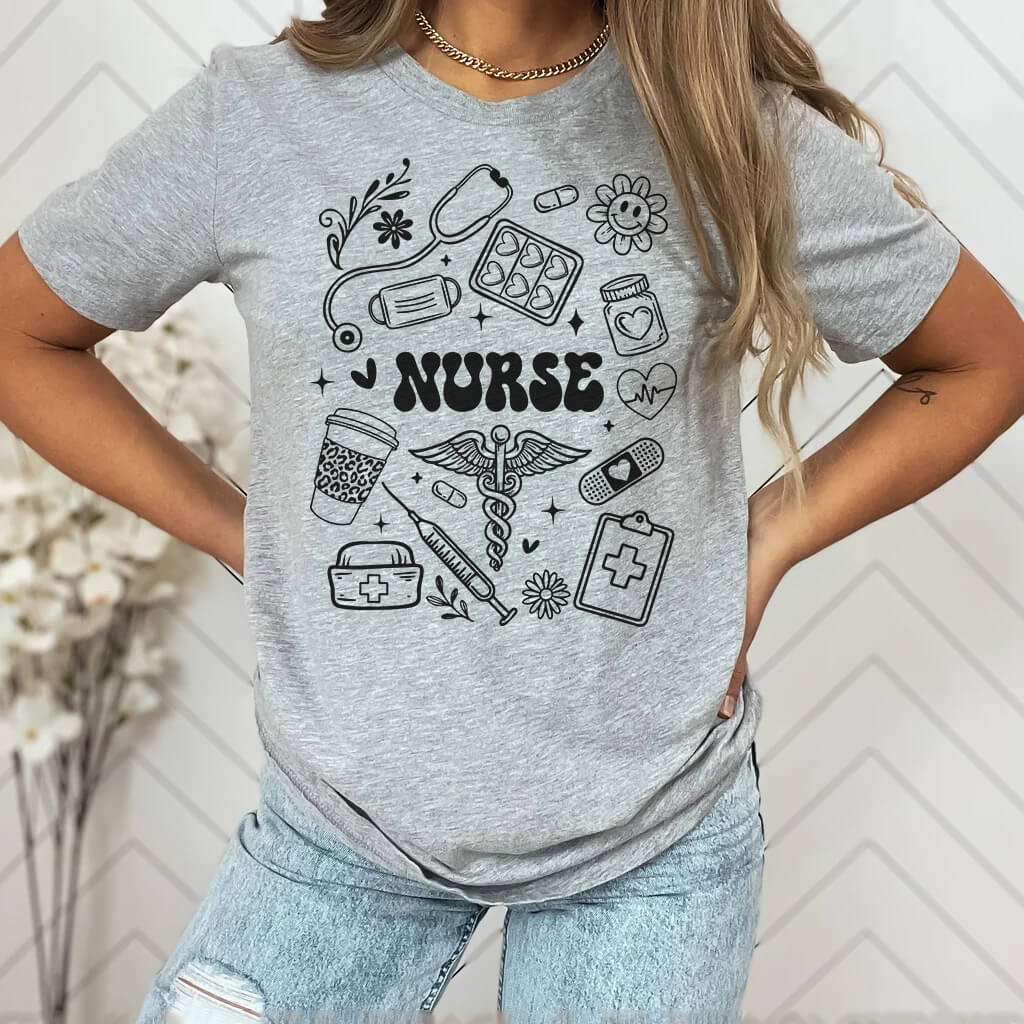 Nurse Stuff Graphic Tee