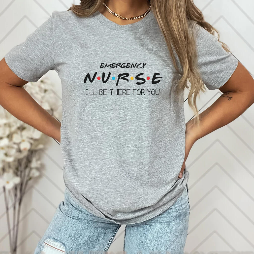 Emergency Nurse Tee - Inspired by Friends