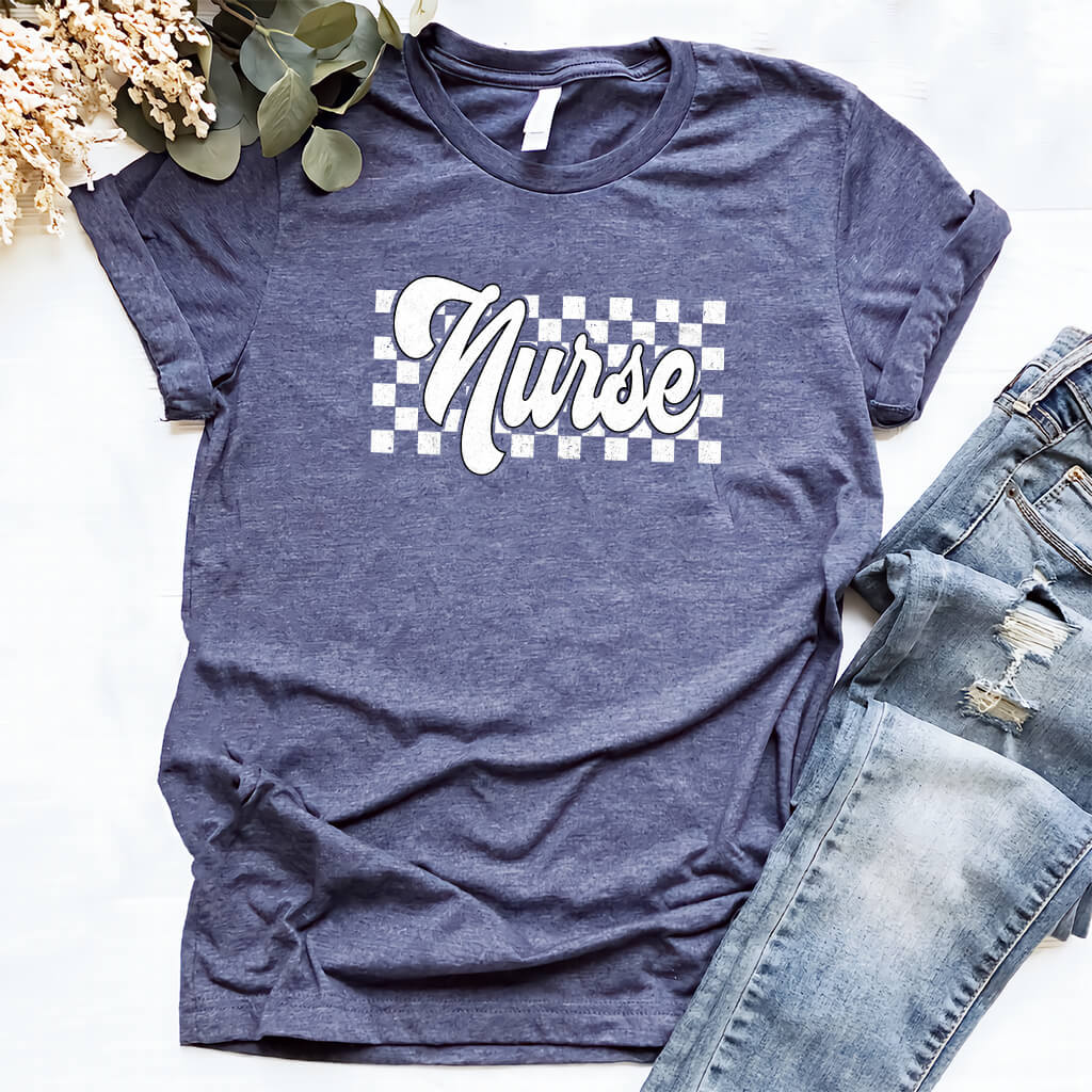 Retro Nurse Short Sleeve T-shirt - 80's Vibes Tee