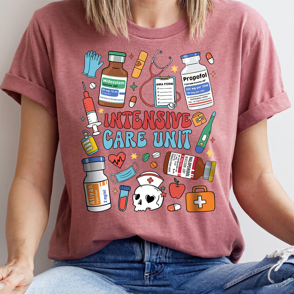 Intensive Care Unit Nurse Objects Tee - ICU Shirt