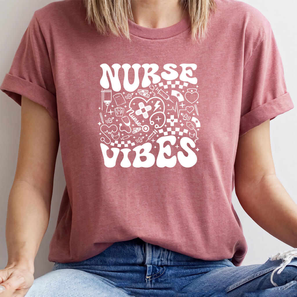Nurse Vibes T-shirt - Retro 80's Tee