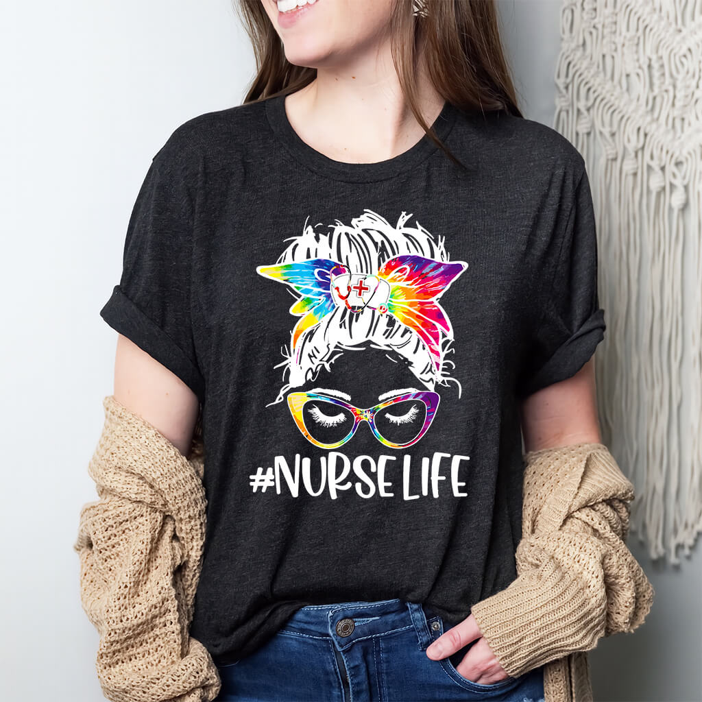 Nurse Life Shirt - Tie Dye Tee