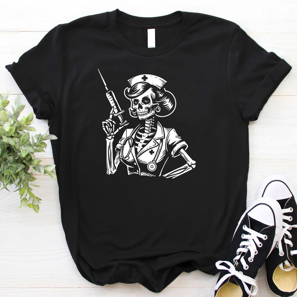 Nurse Skull Tee