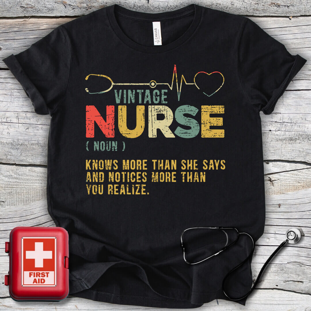 Vintage Nurse T-shirt