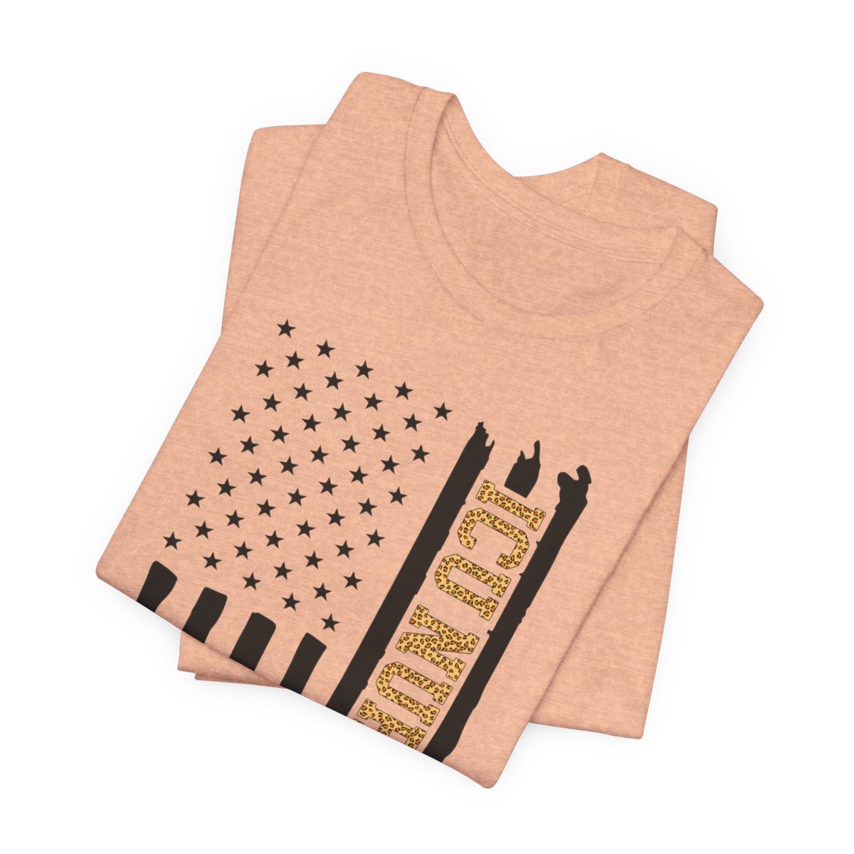Cheetah Intensive Care ICU Nurse U.S Flag Tee