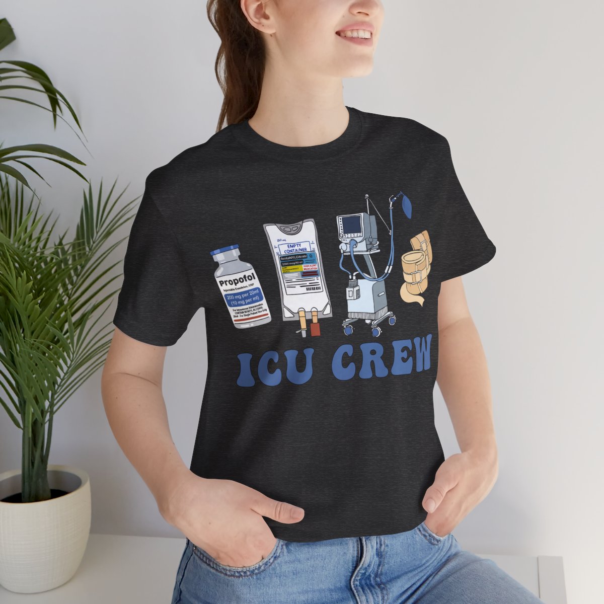 ICU Crew Nurse Tee - Intensive Care Unit T-shirt