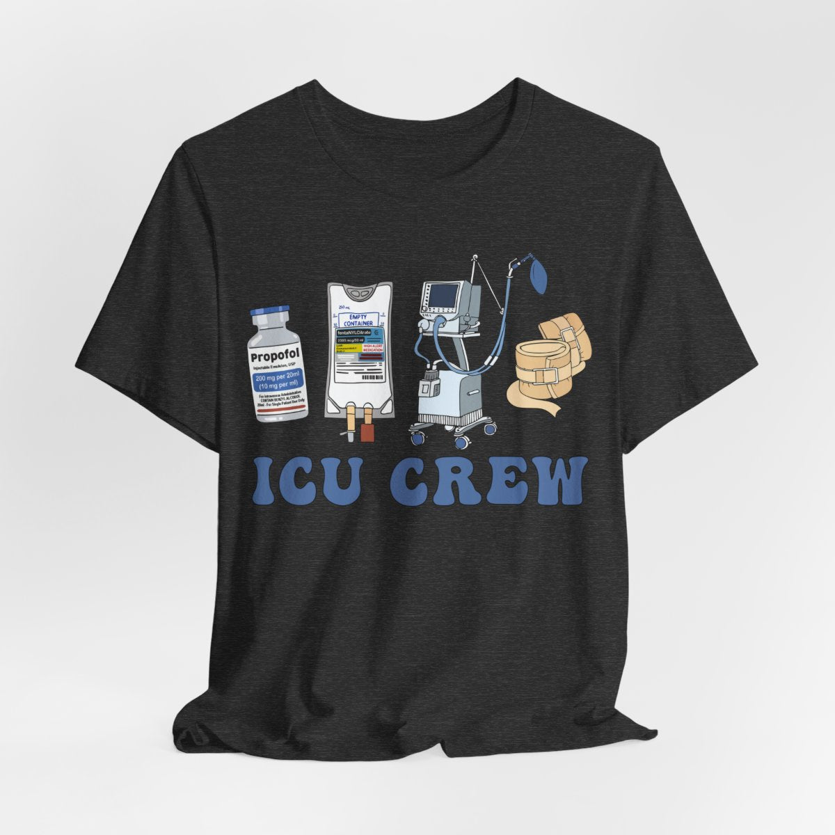 ICU Crew Nurse Tee - Intensive Care Unit T-shirt