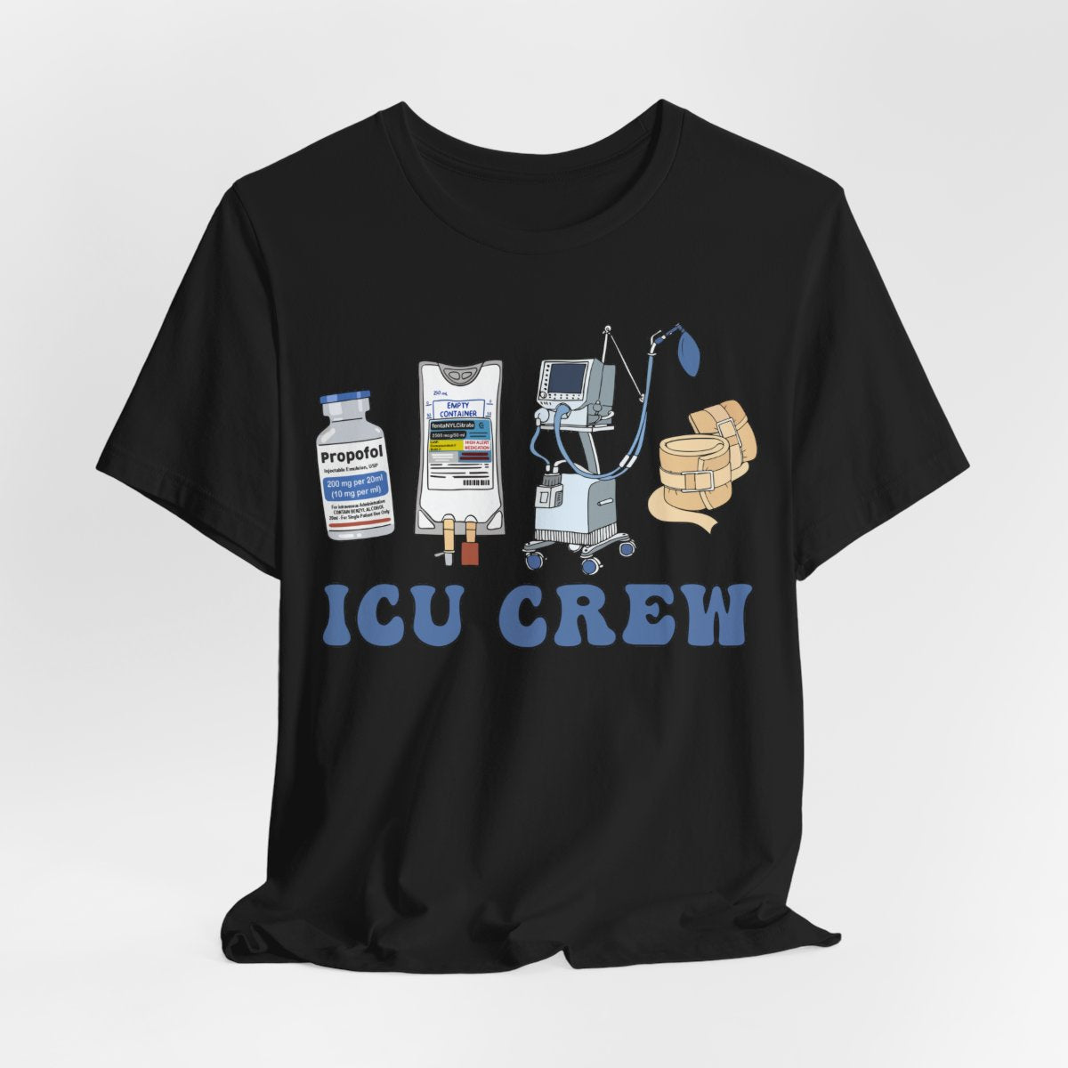 ICU Crew Nurse Tee - Intensive Care Unit T-shirt