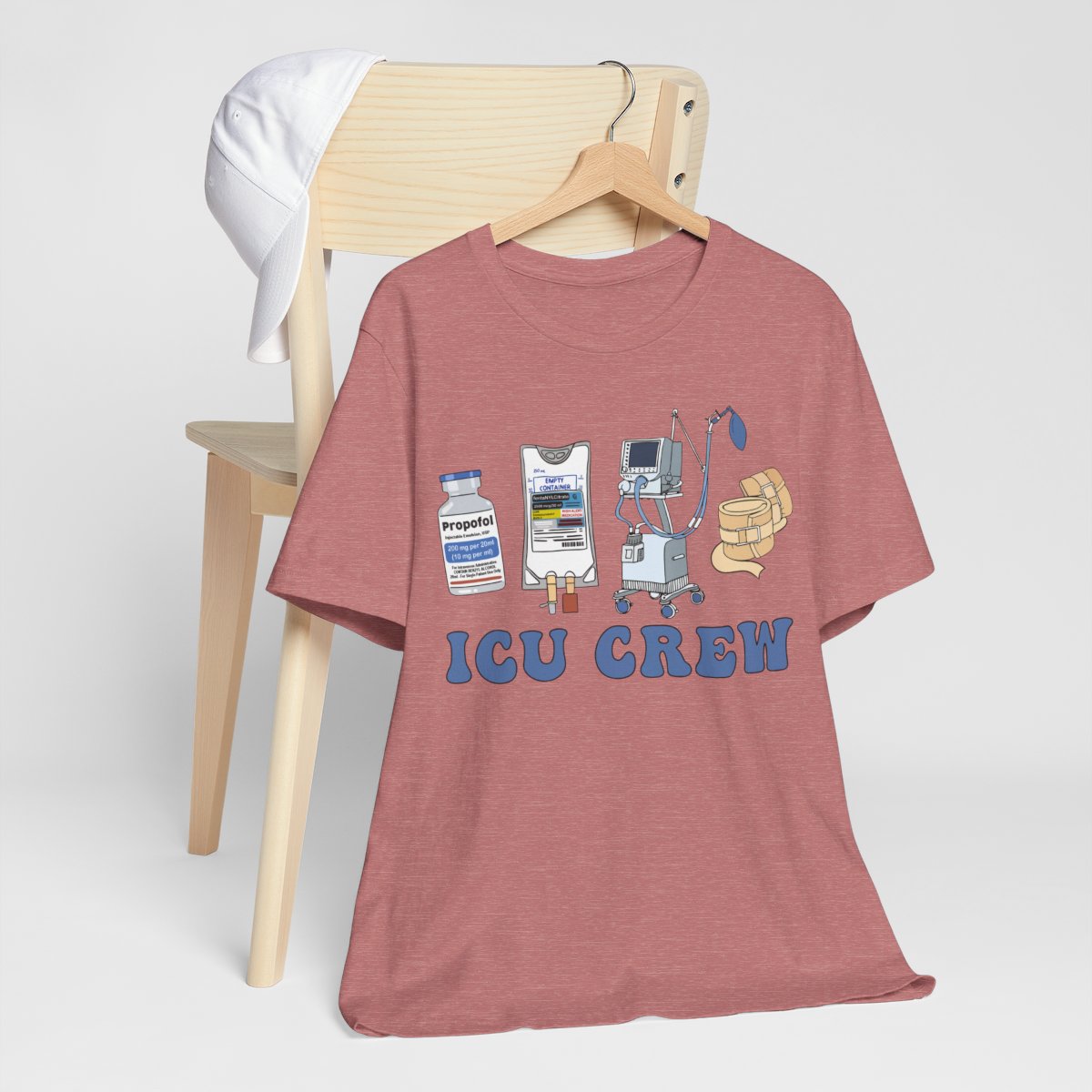 ICU Crew Nurse Tee - Intensive Care Unit T-shirt