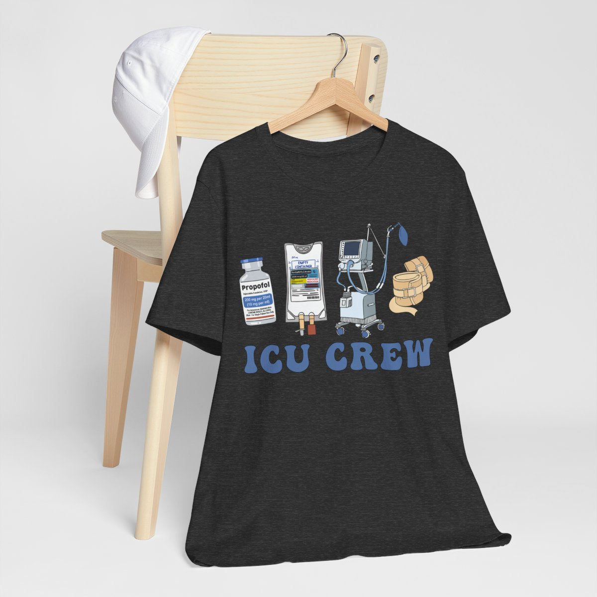ICU Crew Nurse Tee - Intensive Care Unit T-shirt