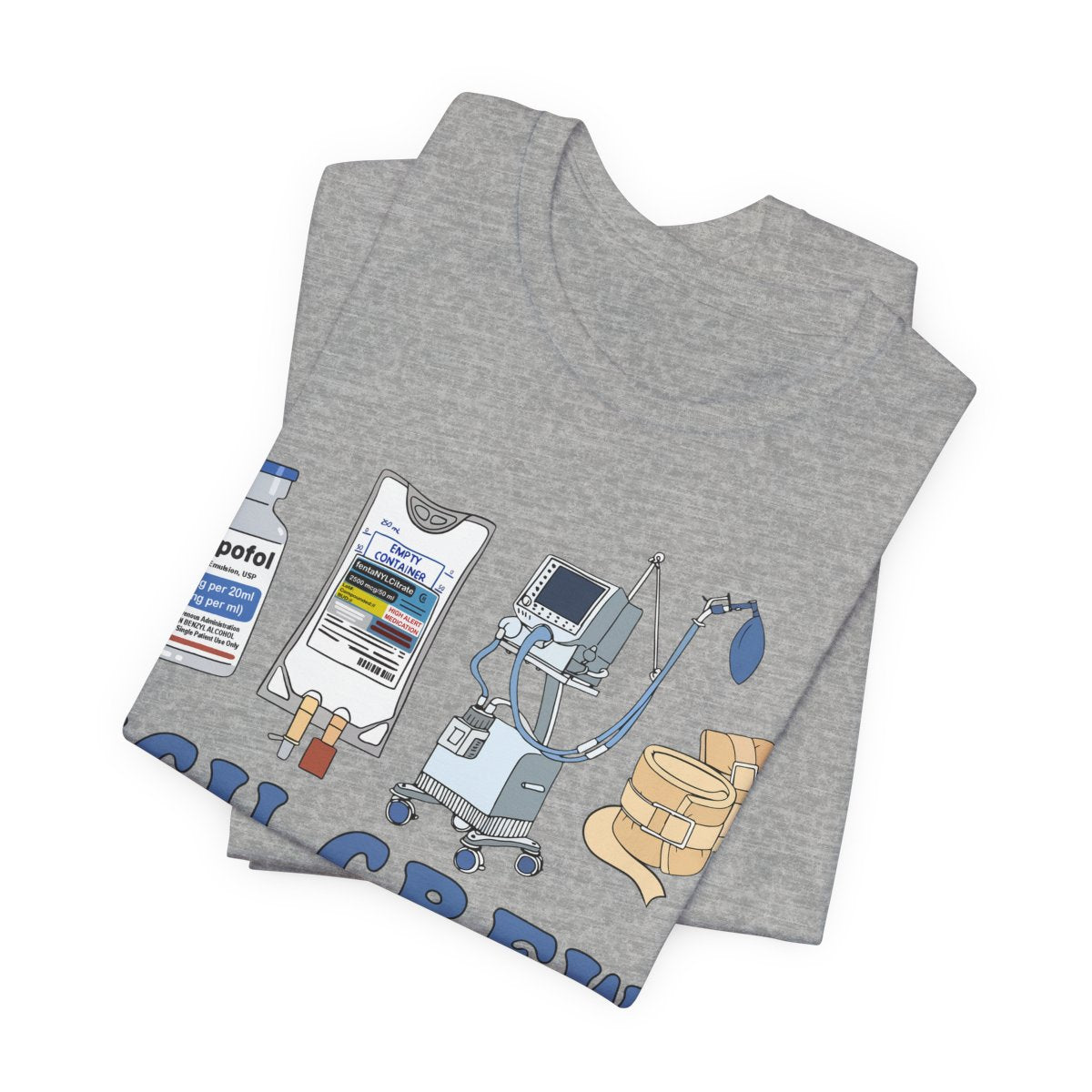 ICU Crew Nurse Tee - Intensive Care Unit T-shirt