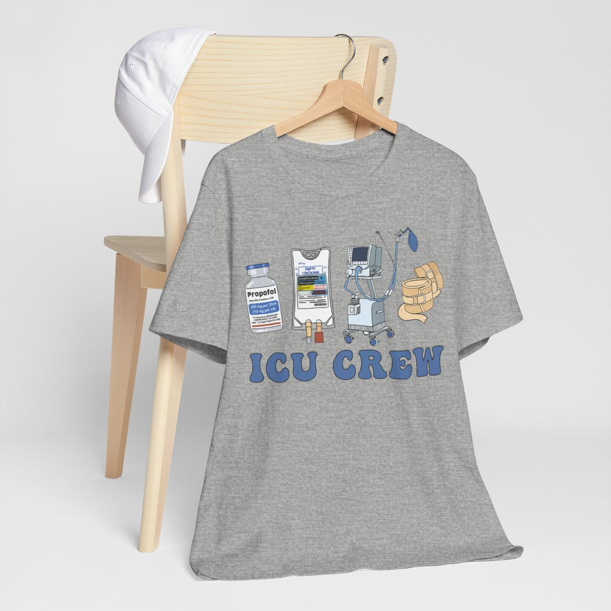ICU Crew Nurse Tee - Intensive Care Unit T-shirt