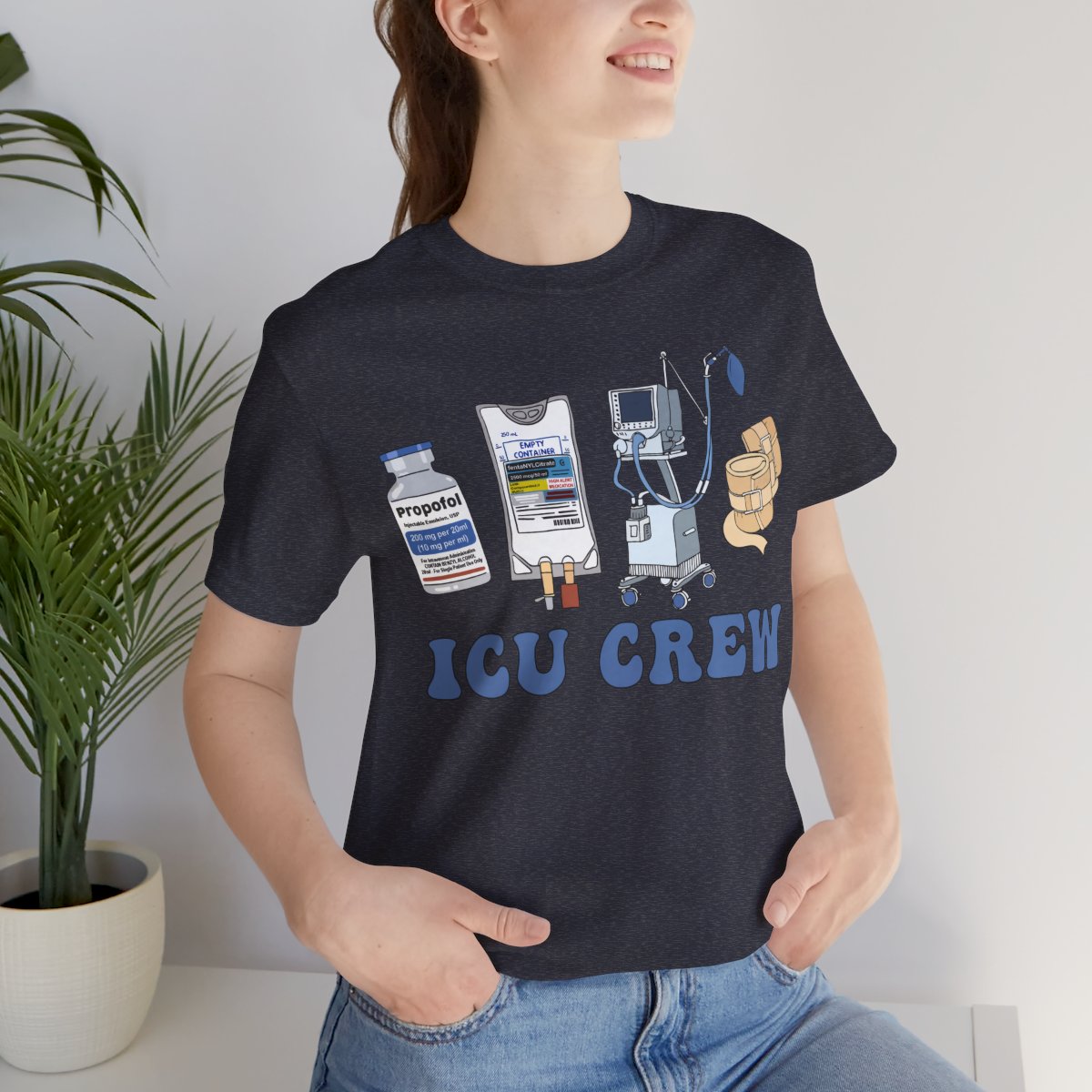 ICU Crew Nurse Tee - Intensive Care Unit T-shirt