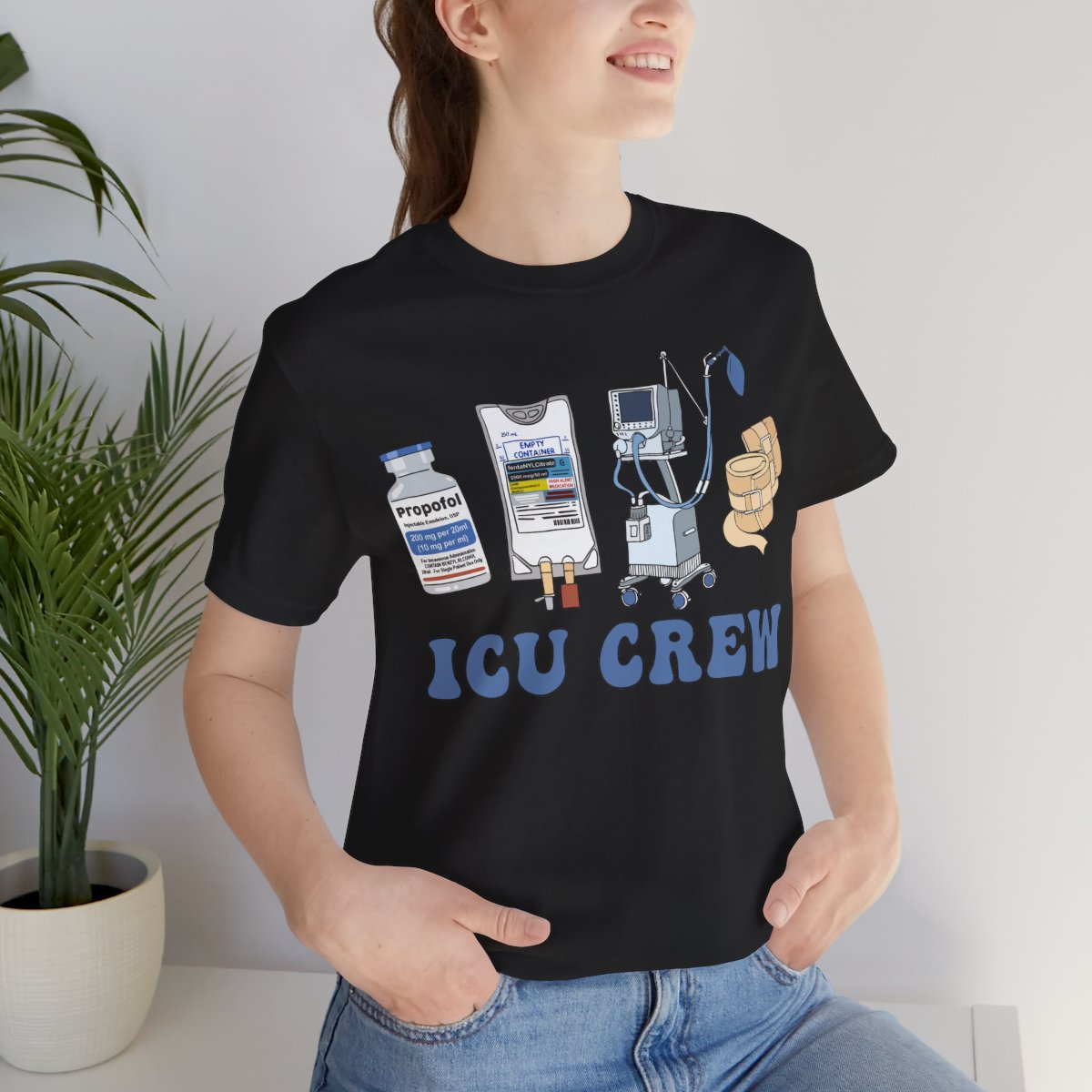 ICU Crew Nurse Tee - Intensive Care Unit T-shirt