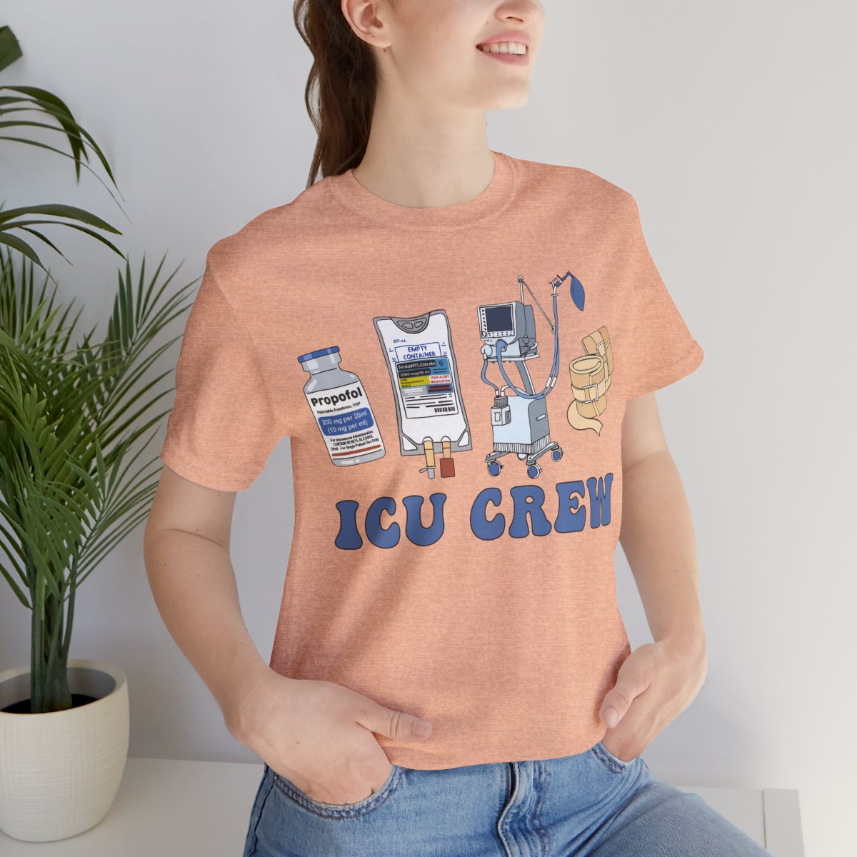 ICU Crew Nurse Tee - Intensive Care Unit T-shirt