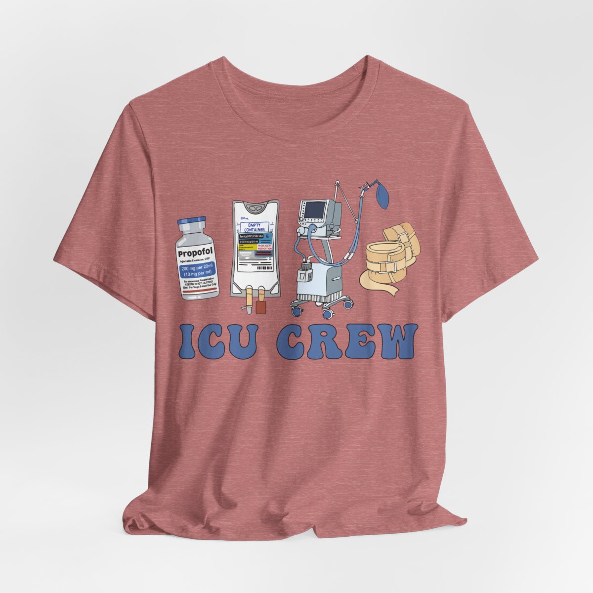 ICU Crew Nurse Tee - Intensive Care Unit T-shirt