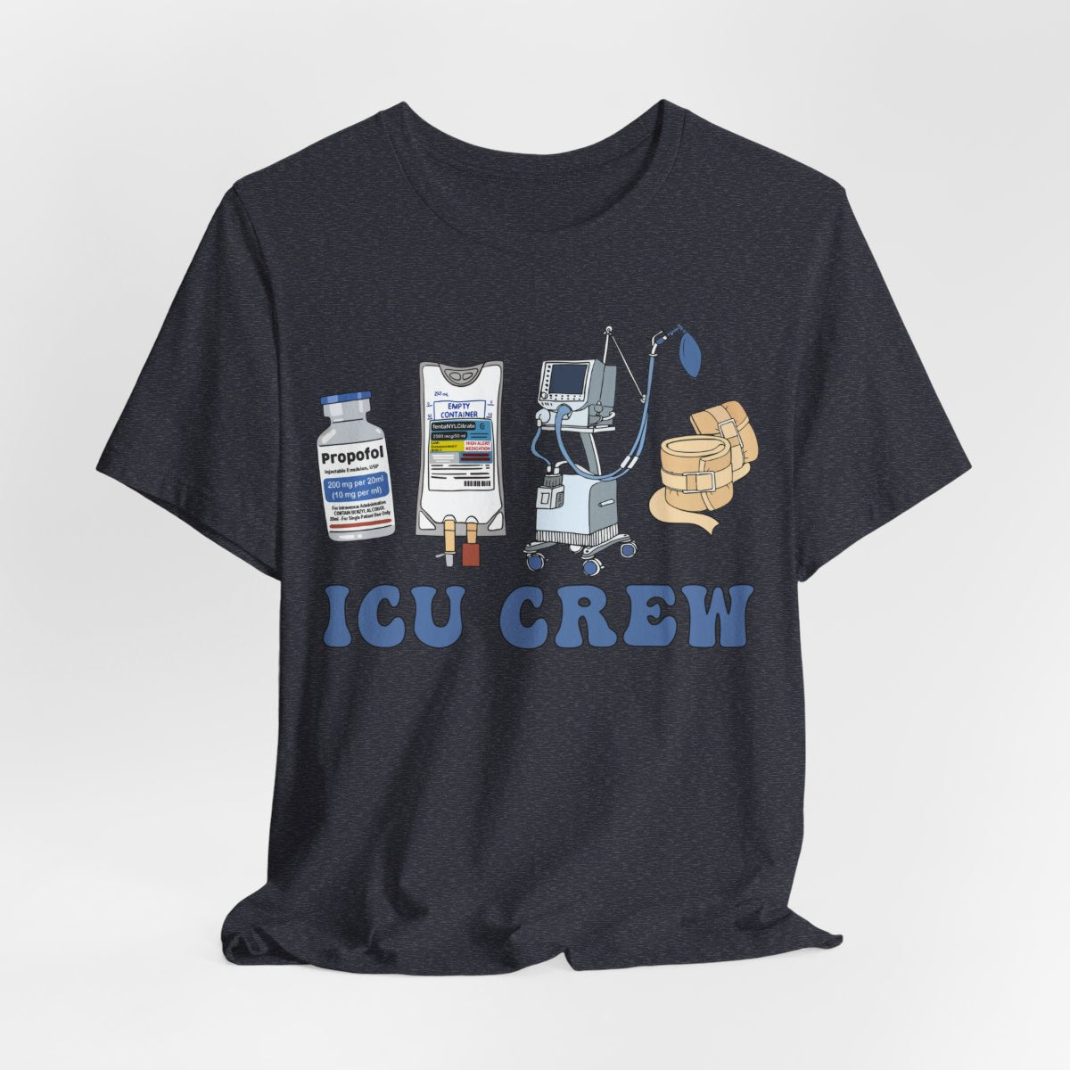 ICU Crew Nurse Tee - Intensive Care Unit T-shirt