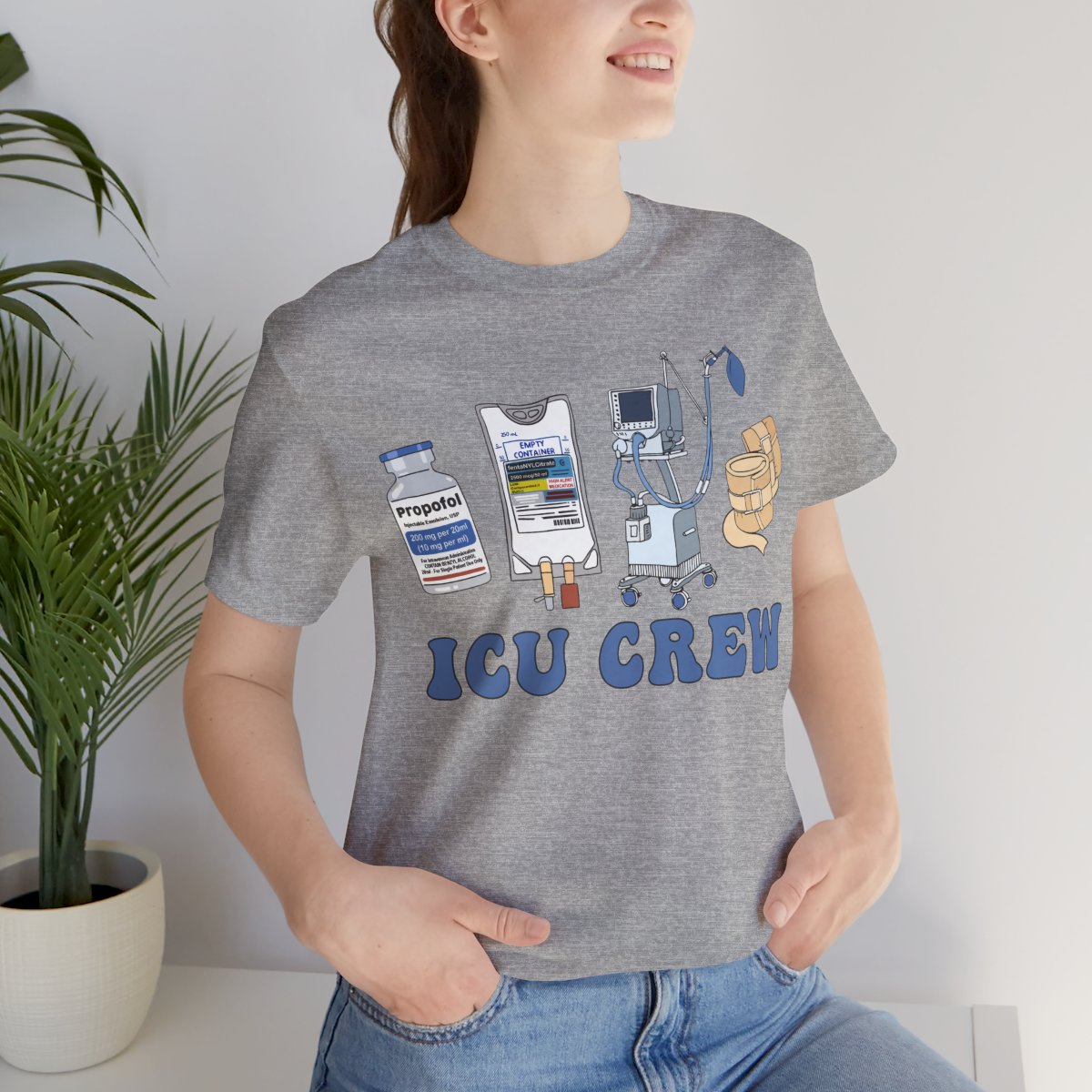 ICU Crew Nurse Tee - Intensive Care Unit T-shirt