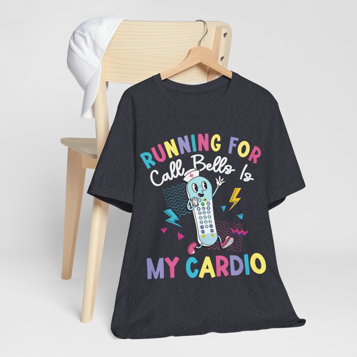 Funny ICU Nurse Shirt - Running for Call Bells is my Cardio Tee