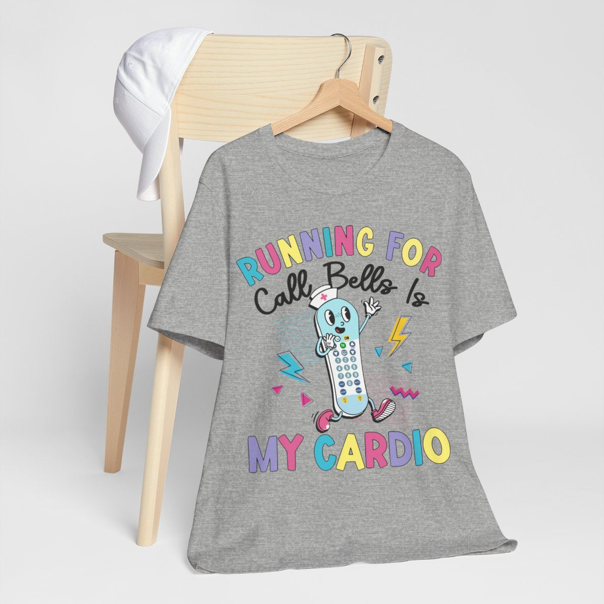Funny ICU Nurse Shirt - Running for Call Bells is my Cardio Tee