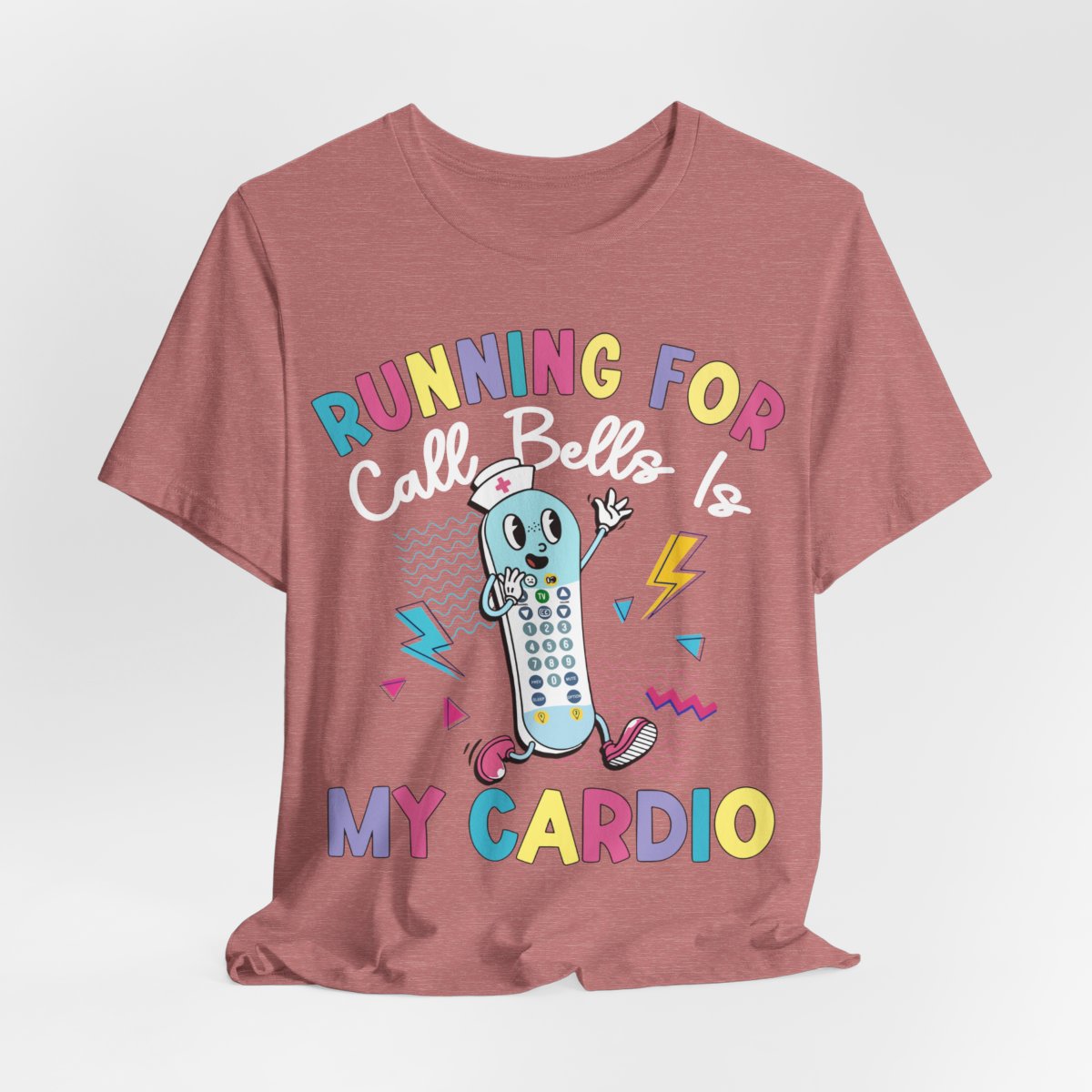 Funny ICU Nurse Shirt - Running for Call Bells is my Cardio Tee