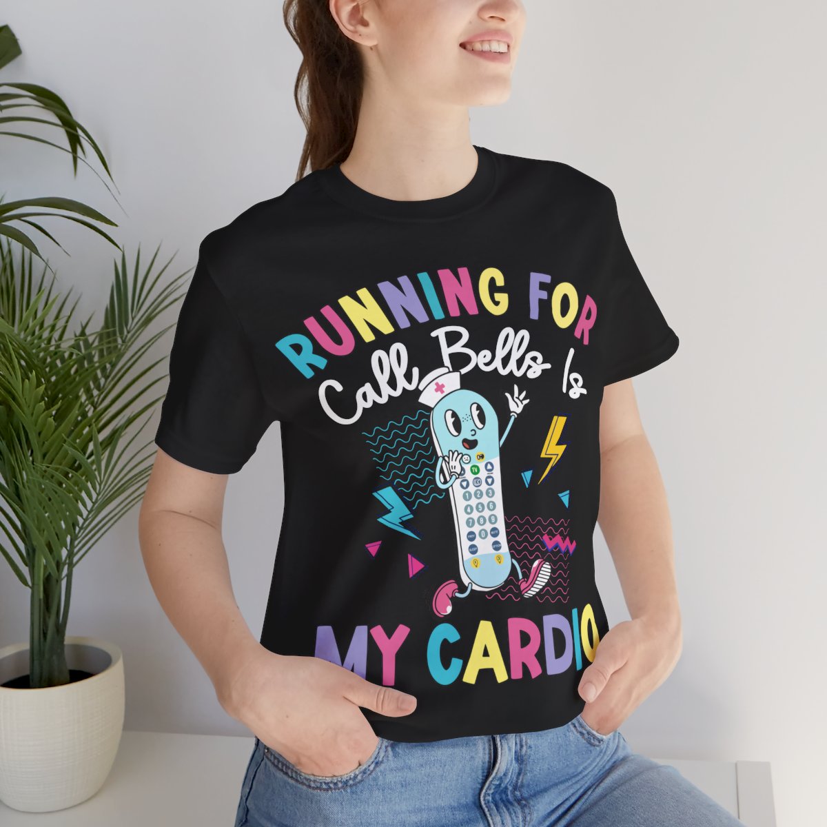 Funny ICU Nurse Shirt - Running for Call Bells is my Cardio Tee