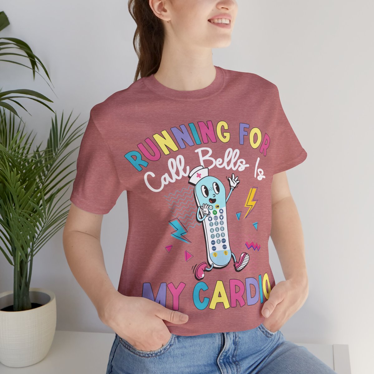 Funny ICU Nurse Shirt - Running for Call Bells is my Cardio Tee