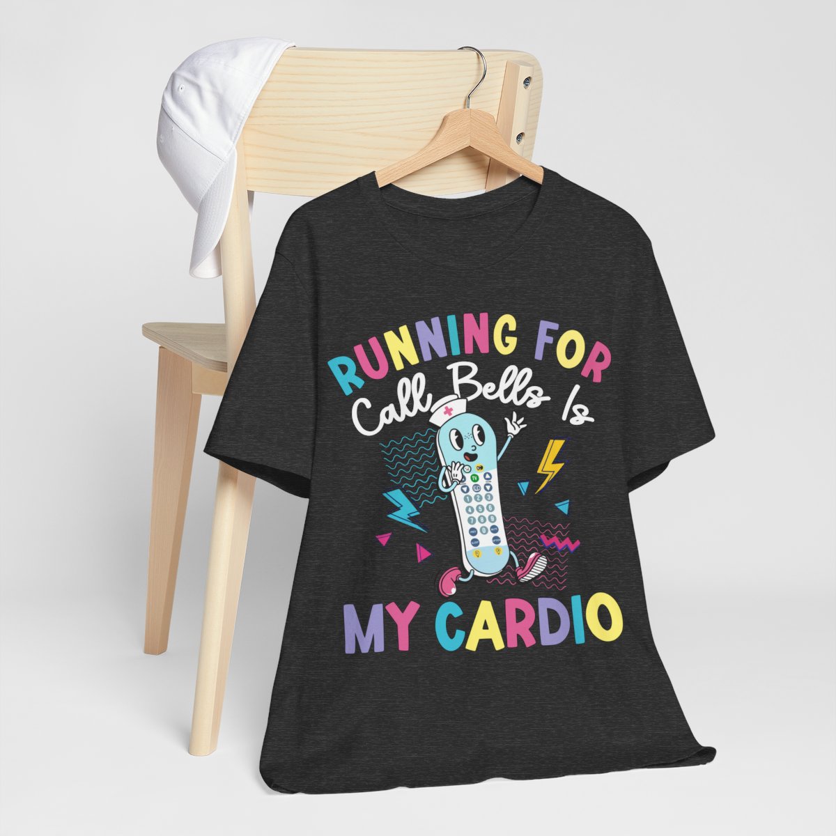 Funny ICU Nurse Shirt - Running for Call Bells is my Cardio Tee