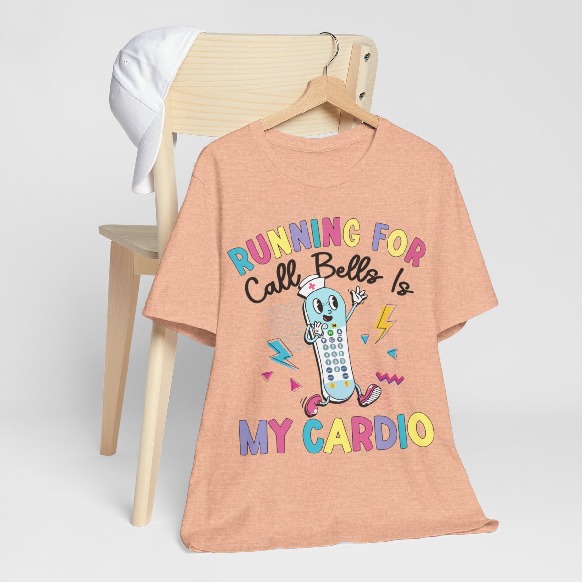 Funny ICU Nurse Shirt - Running for Call Bells is my Cardio Tee