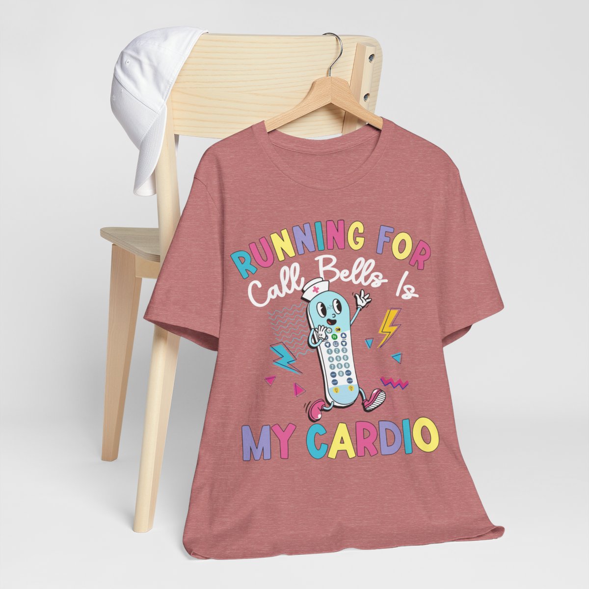 Funny ICU Nurse Shirt - Running for Call Bells is my Cardio Tee