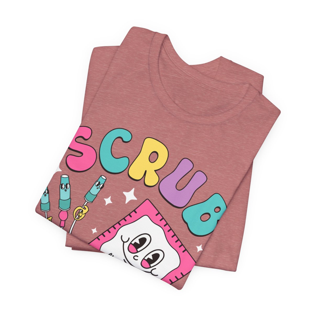 Scrub your Hub Funny ICU Nurse Tee