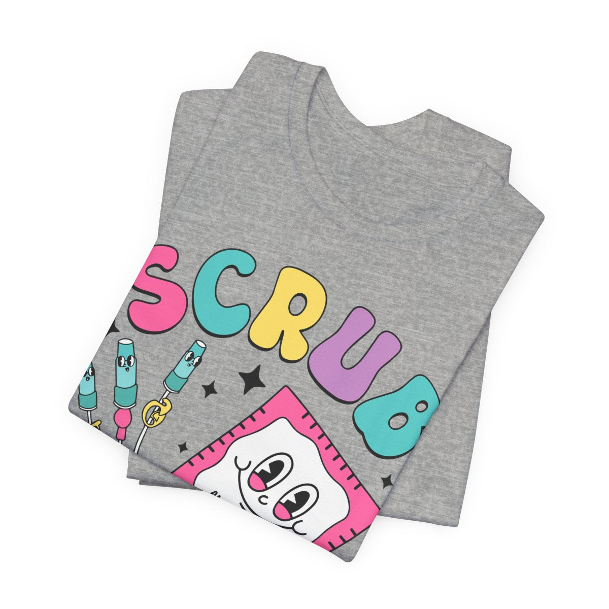 Scrub your Hub Funny ICU Nurse Tee