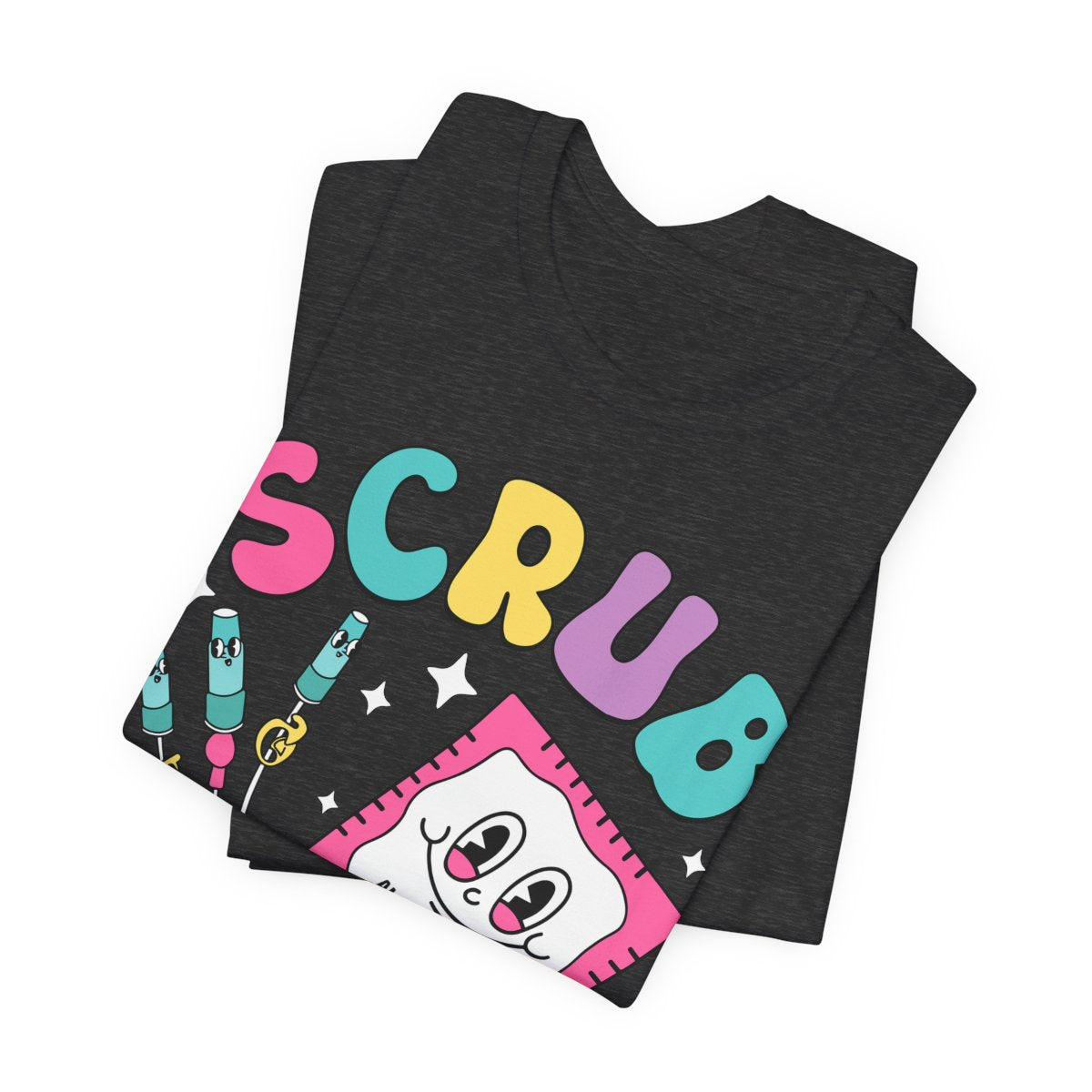 Scrub your Hub Funny ICU Nurse Tee