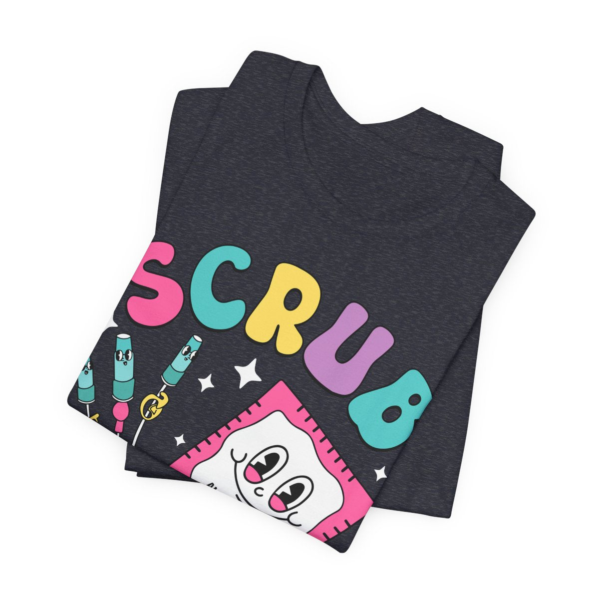 Scrub your Hub Funny ICU Nurse Tee