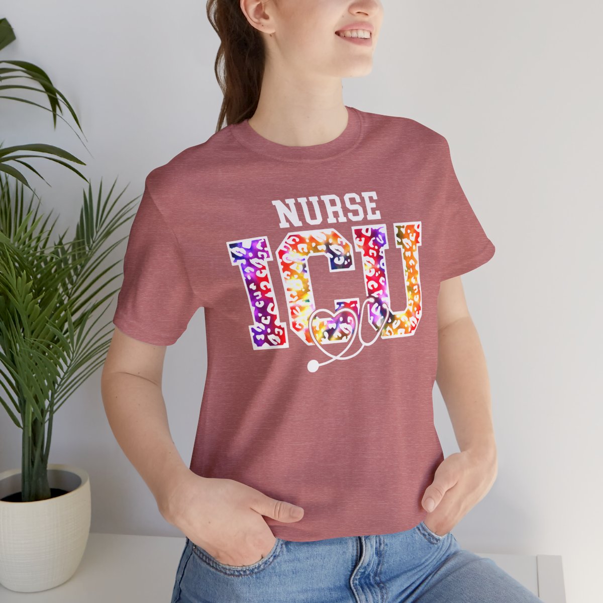 Tie Dye ICU Nurse Shirt - Intensive Care Unit Tee