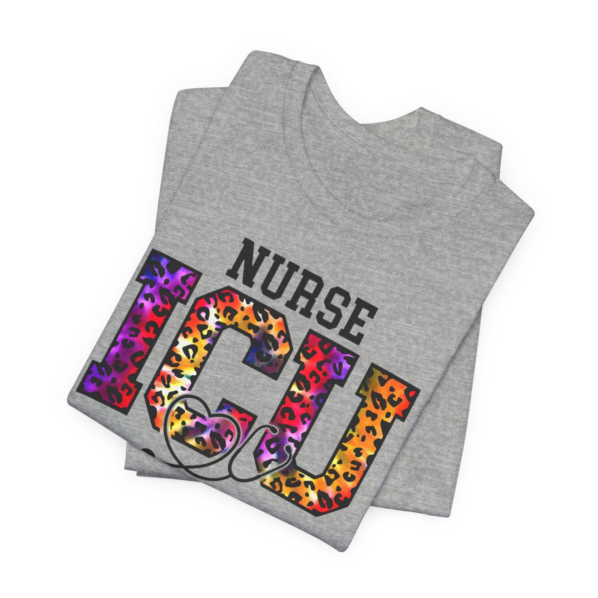Tie Dye ICU Nurse Shirt - Intensive Care Unit Tee