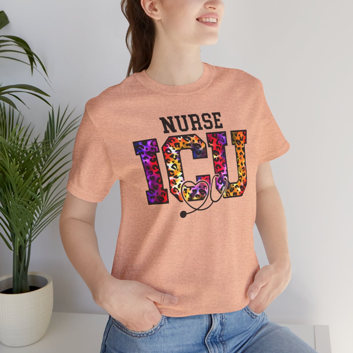 Tie Dye ICU Nurse Shirt - Intensive Care Unit Tee