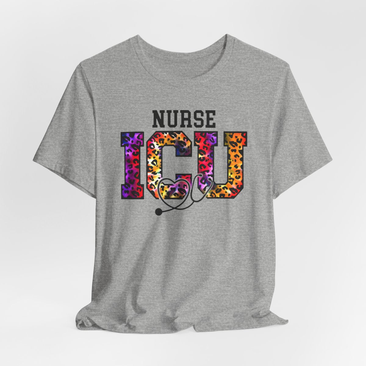 Tie Dye ICU Nurse Shirt - Intensive Care Unit Tee