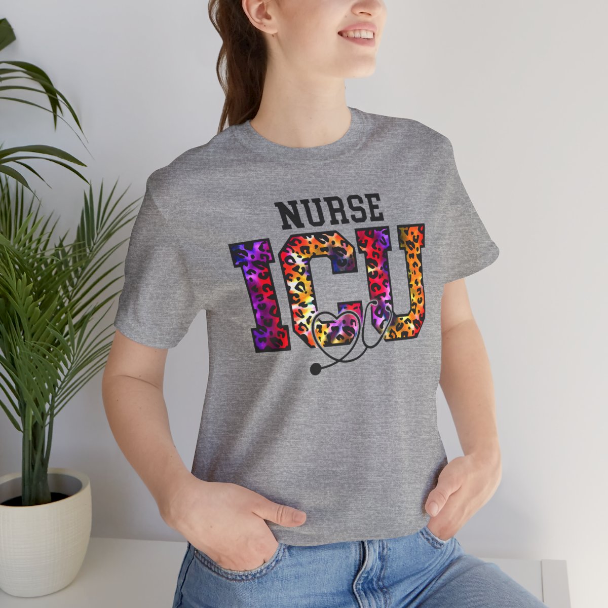 Tie Dye ICU Nurse Shirt - Intensive Care Unit Tee