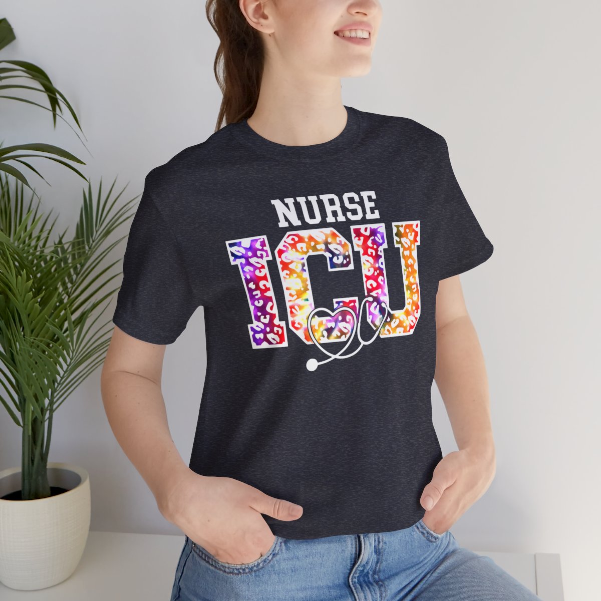 Tie Dye ICU Nurse Shirt - Intensive Care Unit Tee
