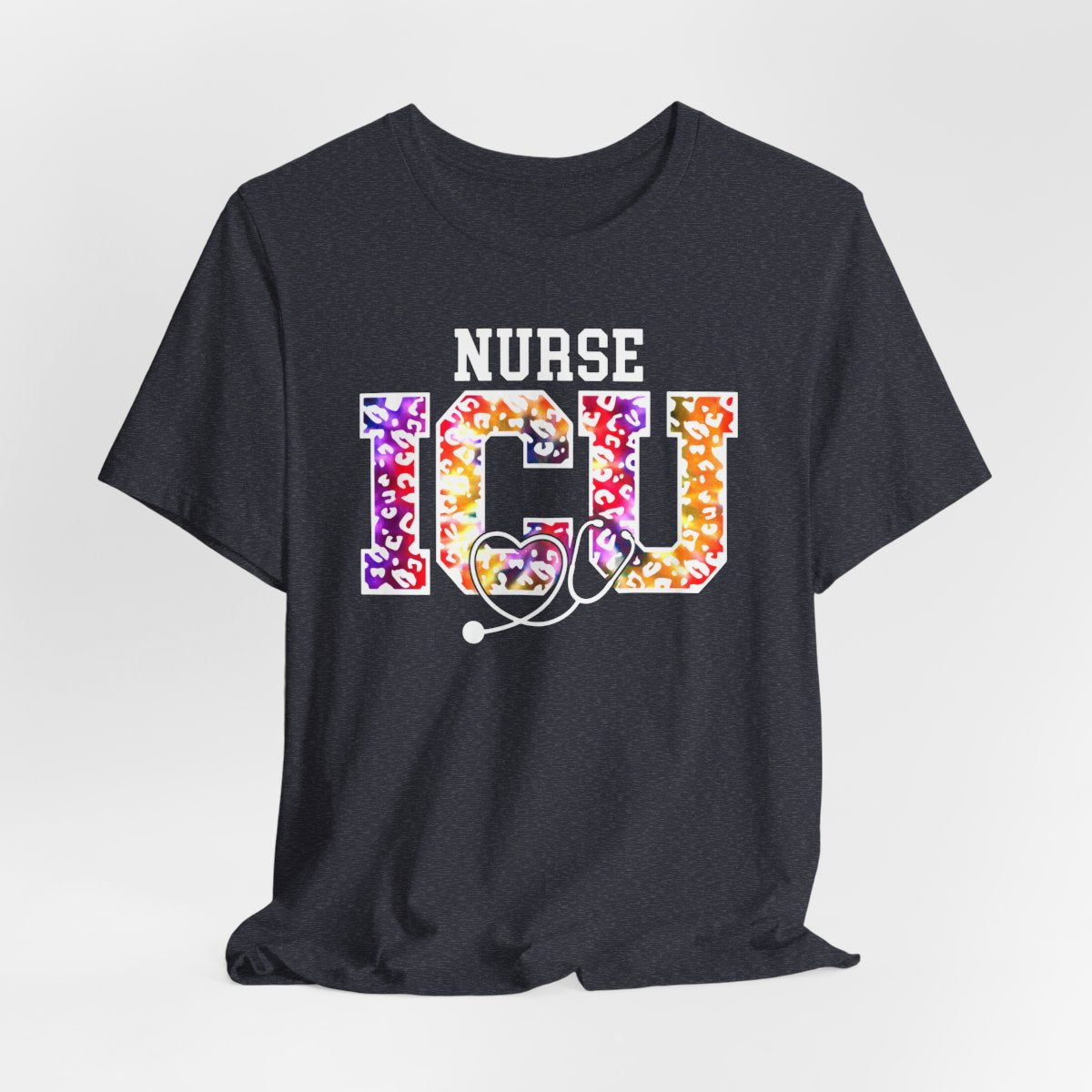 Tie Dye ICU Nurse Shirt - Intensive Care Unit Tee