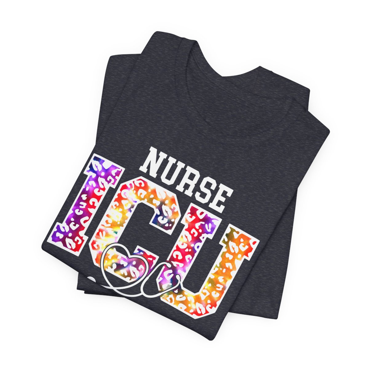 Tie Dye ICU Nurse Shirt - Intensive Care Unit Tee