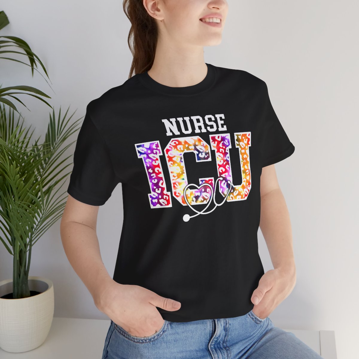 Tie Dye ICU Nurse Shirt - Intensive Care Unit Tee