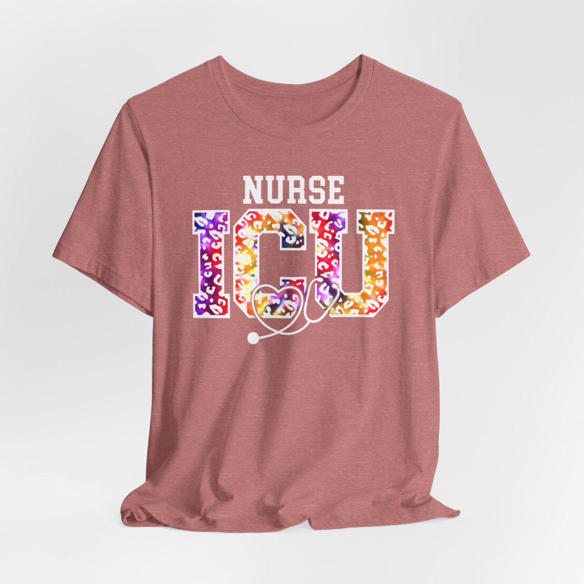Tie Dye ICU Nurse Shirt - Intensive Care Unit Tee
