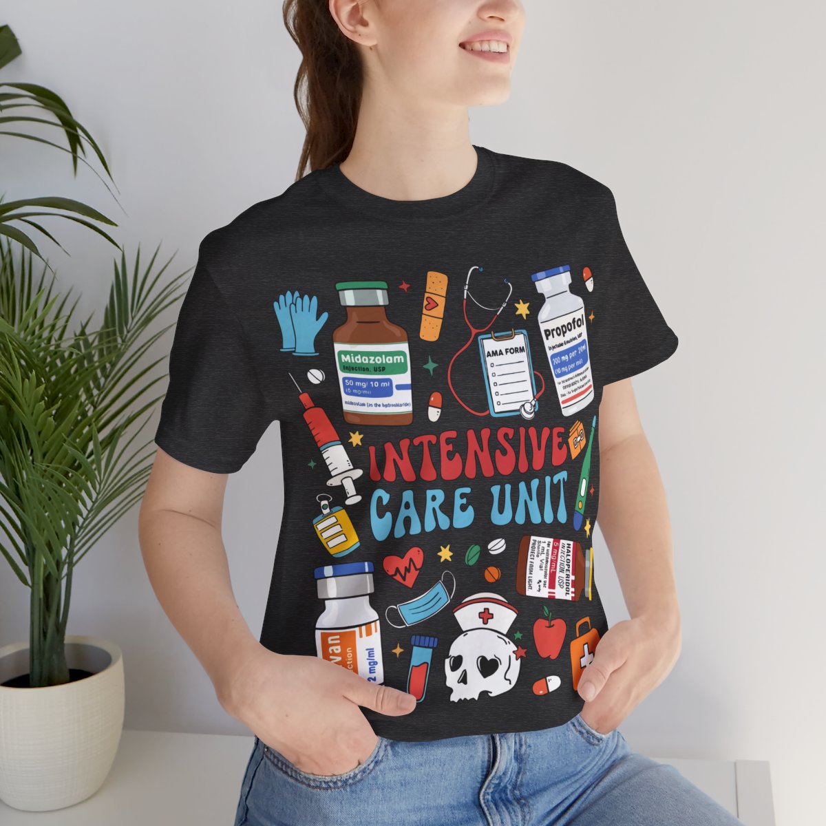 Intensive Care Unit Nurse Objects Tee - ICU Shirt