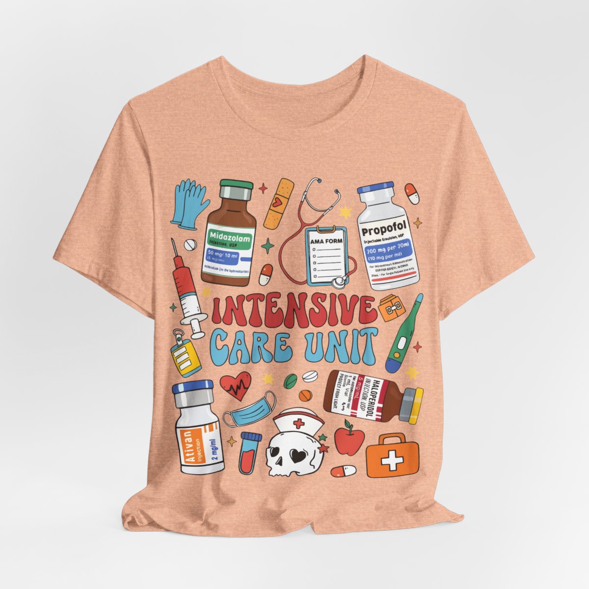 Intensive Care Unit Nurse Objects Tee - ICU Shirt