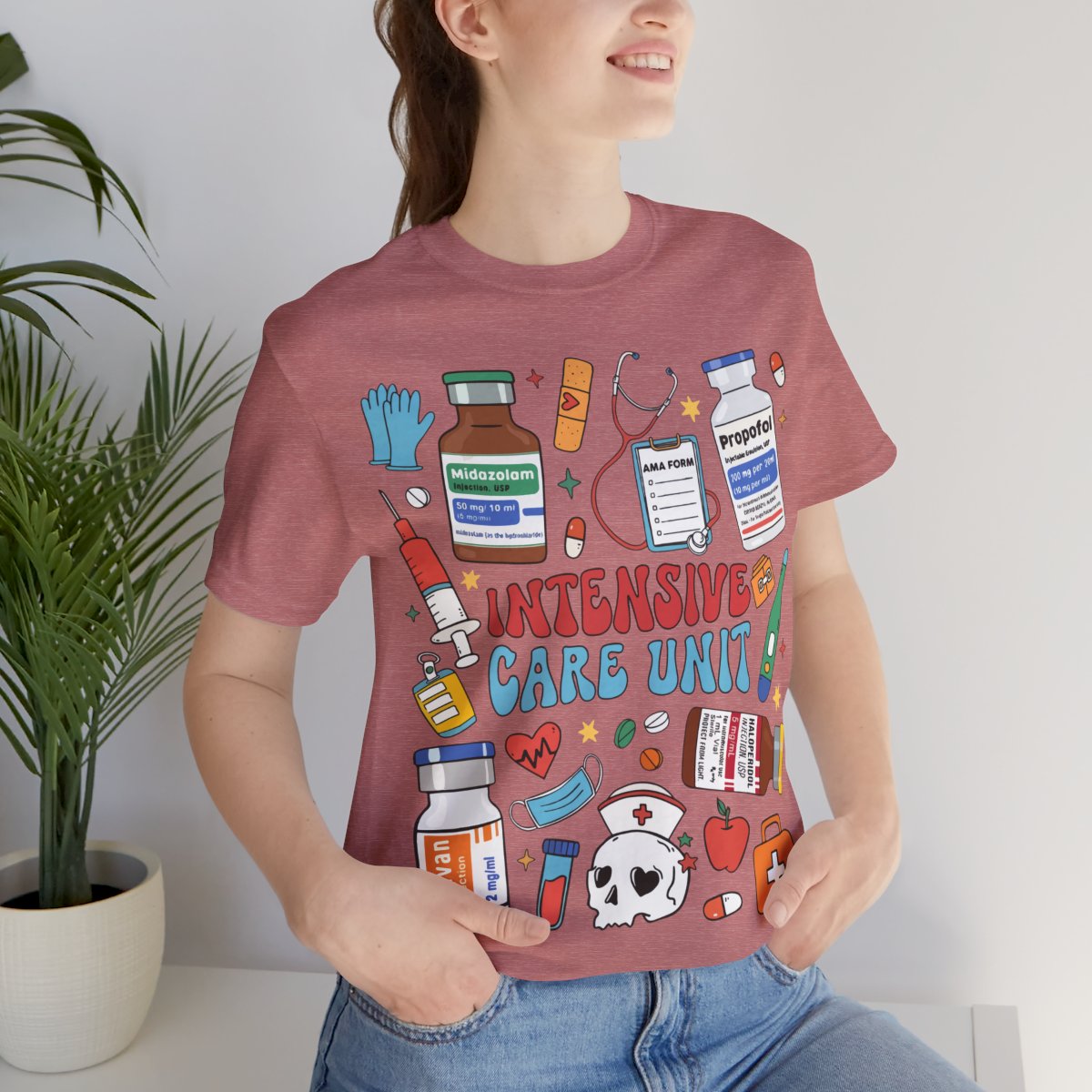Intensive Care Unit Nurse Objects Tee - ICU Shirt