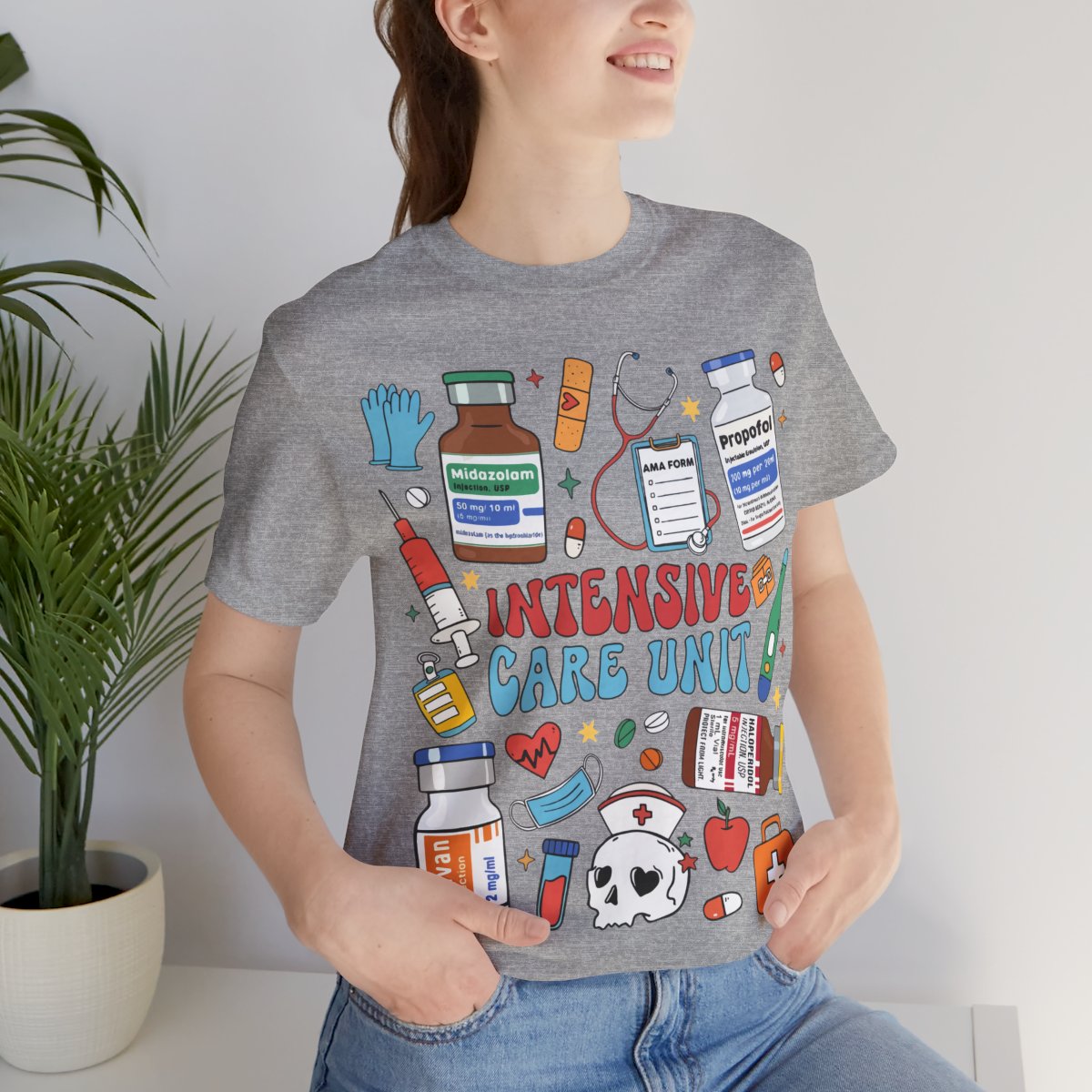 Intensive Care Unit Nurse Objects Tee - ICU Shirt