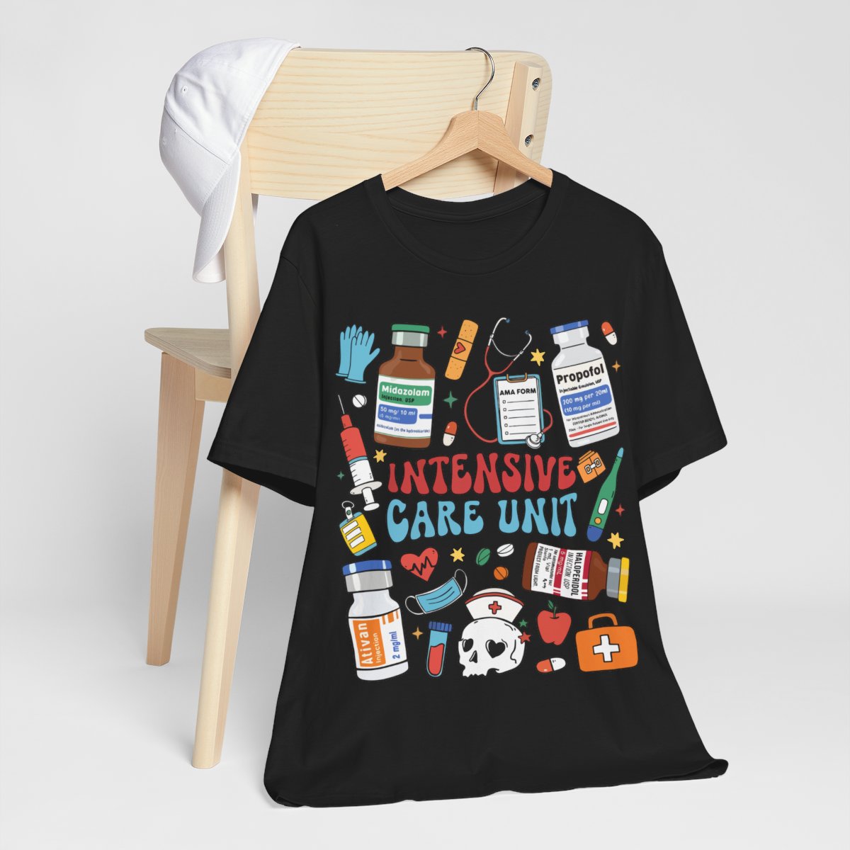 Intensive Care Unit Nurse Objects Tee - ICU Shirt